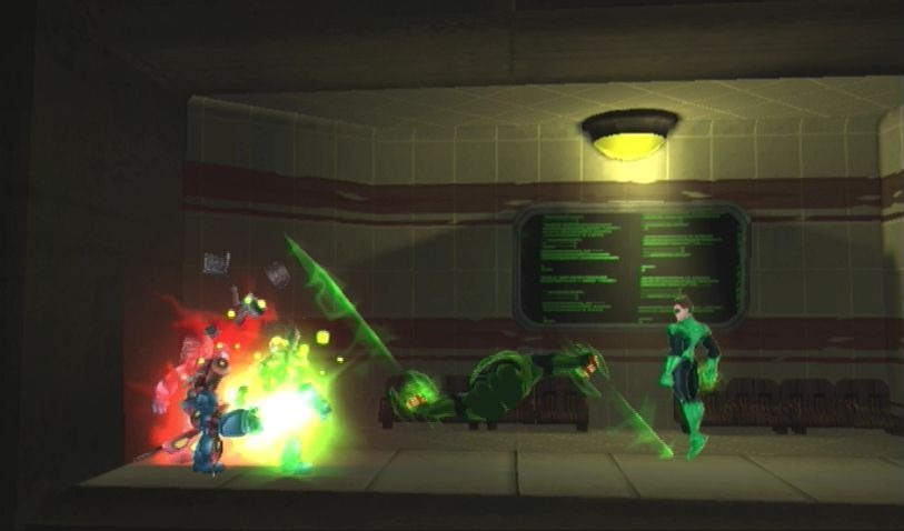 Pantallazo de Green Lantern: Rise Of The Manhunters para Wii