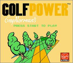 Pantallazo de Greg Norman's Golf Power para Nintendo (NES)