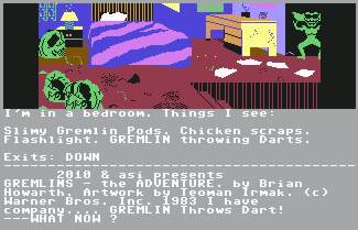 Pantallazo de Gremlins: The Adventure para Commodore 64