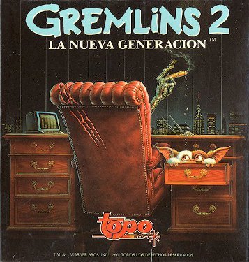 Caratula de Gremlins 2: La Nueva Generación para MSX