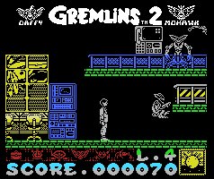 Pantallazo de Gremlins 2: La Nueva Generación para MSX