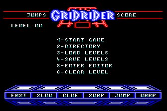 Pantallazo de Gridrider para Amstrad CPC