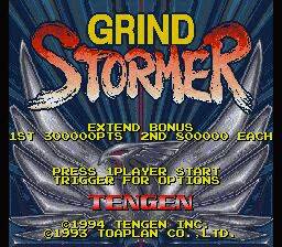 Pantallazo de Grind Stormer para Sega Megadrive