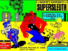 Pantallazo de Grumpy Gumphrey Supersleuth para Spectrum