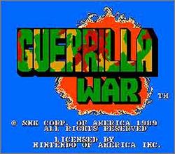 Pantallazo de Guerilla War para Nintendo (NES)