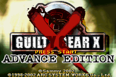 Pantallazo de Guilty Gear X: Advance Edition (Japonés) para Game Boy Advance