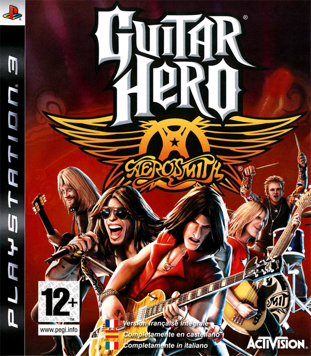Caratula de Guitar Hero: Aerosmith para PlayStation 3