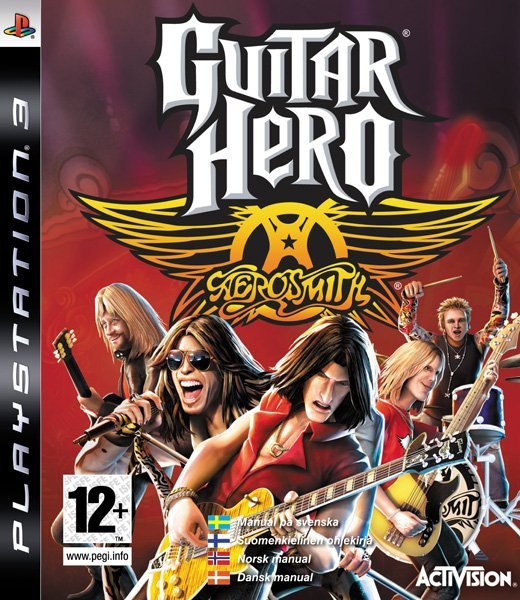 Caratula de Guitar Hero: Aerosmith para PlayStation 3