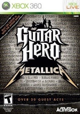 Caratula de Guitar Hero: Metallica  para Xbox 360
