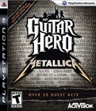 Caratula de Guitar Hero: Metallica para PlayStation 3