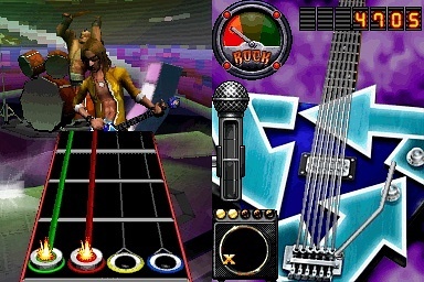 Pantallazo de Guitar Hero: On Tour Decades para Nintendo DS
