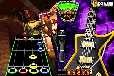 Pantallazo de Guitar Hero: On Tour Modern Hits para Nintendo DS