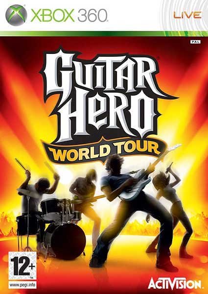 Caratula de Guitar Hero: World Tour para Xbox 360