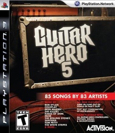 Caratula de Guitar Hero 5 para PlayStation 3