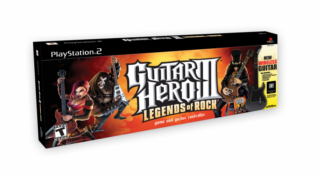 Caratula de Guitar Hero III: Legends Of Rock para PlayStation 2