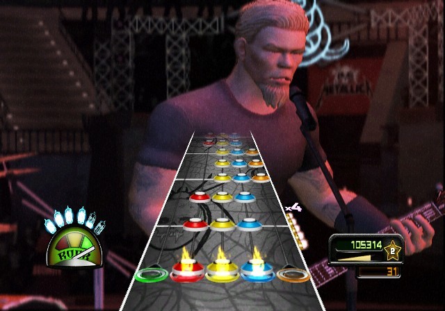 Pantallazo de Guitar Hero Metallica para Wii