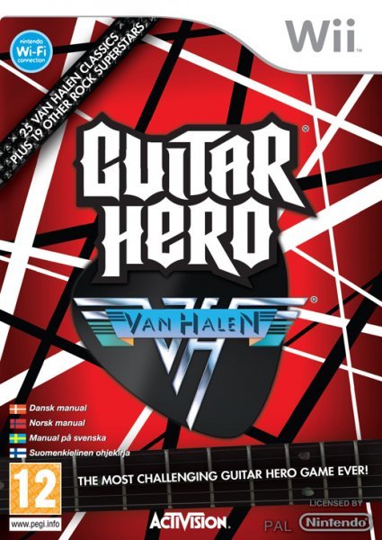 Caratula de Guitar Hero Van Halen para Wii