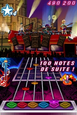 Pantallazo de Guitar Rock Tour para Nintendo DS