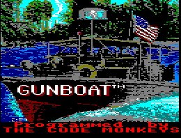 Pantallazo de Gunboat: River Combat Simulation para Amstrad CPC