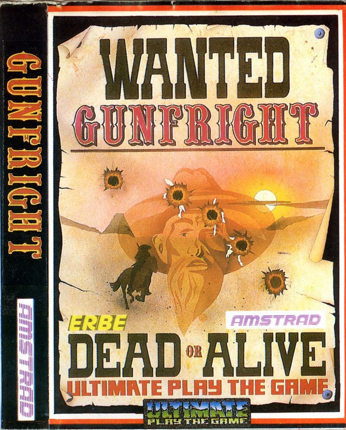 Caratula de Gunfright para Amstrad CPC