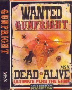Caratula de Gunfright para MSX