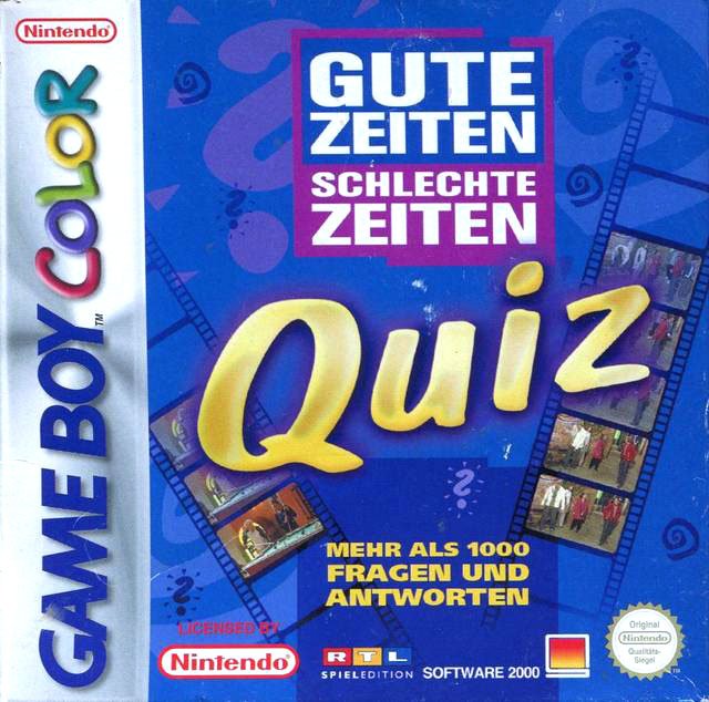 Caratula de Gute Zeiten Schlechte Zeiten Quiz para Game Boy Color