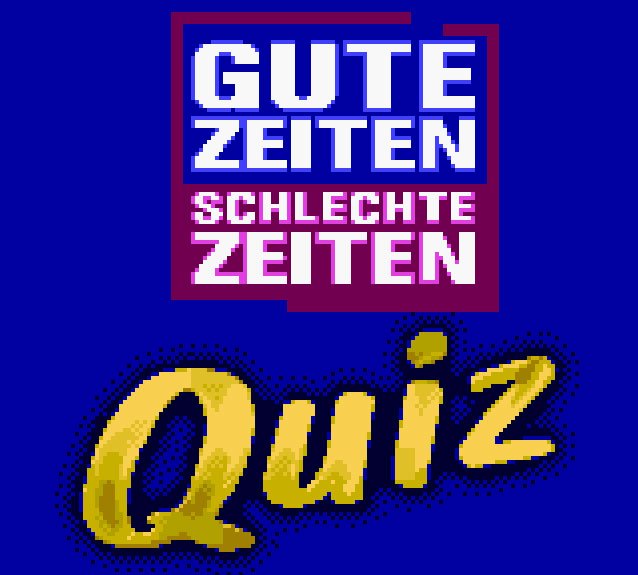 Pantallazo de Gute Zeiten Schlechte Zeiten Quiz para Game Boy Color