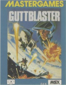 Caratula de Gutt Blaster para MSX