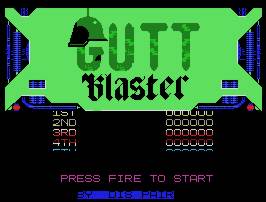 Pantallazo de Gutt Blaster para MSX