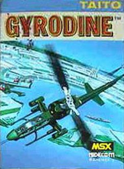 Caratula de Gyrodine para MSX