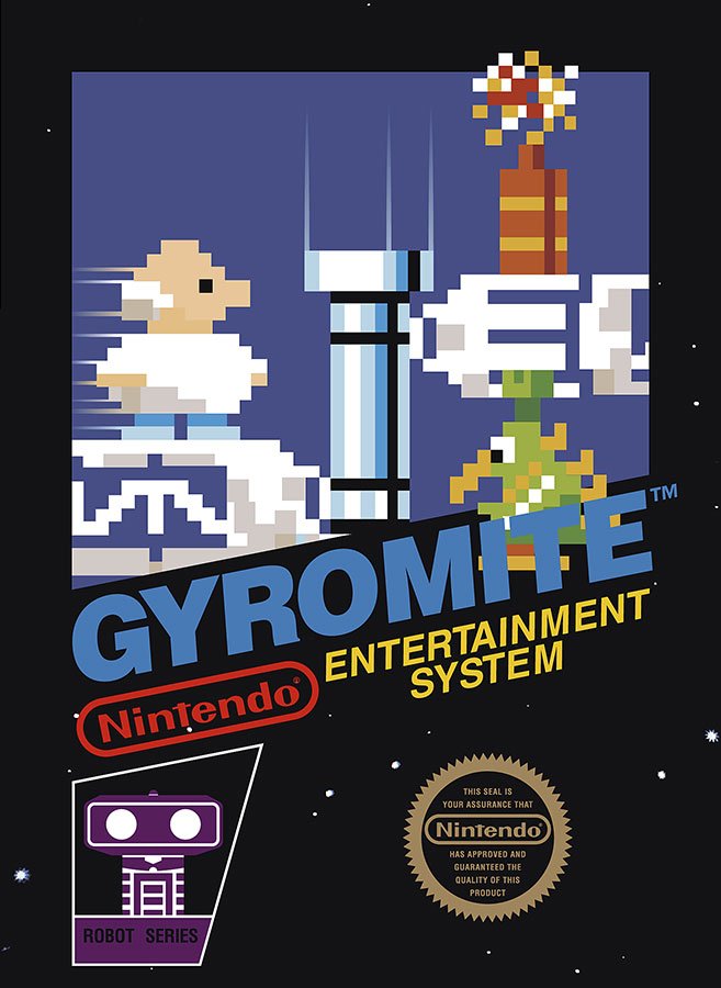 Caratula de Gyromite para Nintendo (NES)
