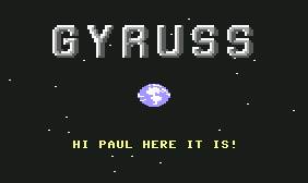 Pantallazo de Gyruss para Commodore 64