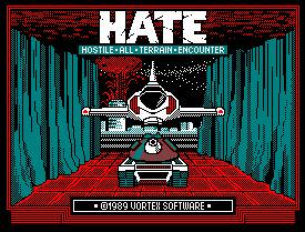 Pantallazo de HATE: Hostile All Terrain Encounter para Amstrad CPC