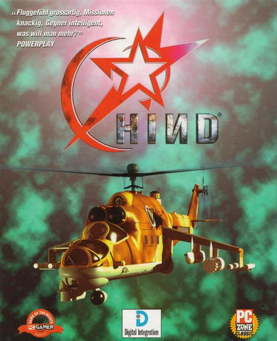 Caratula de HIND: The Russian Combat Helicopter Simulation para PC