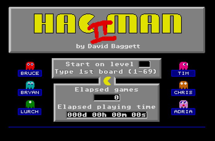 Pantallazo de Hac Man II para Atari ST