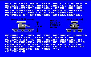 Pantallazo de Hacker 2 para Amstrad CPC