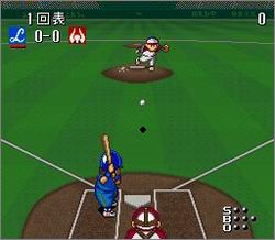 Pantallazo de Hakunetsu Professional Baseball Ganba League 3 (Japonés) para Super Nintendo