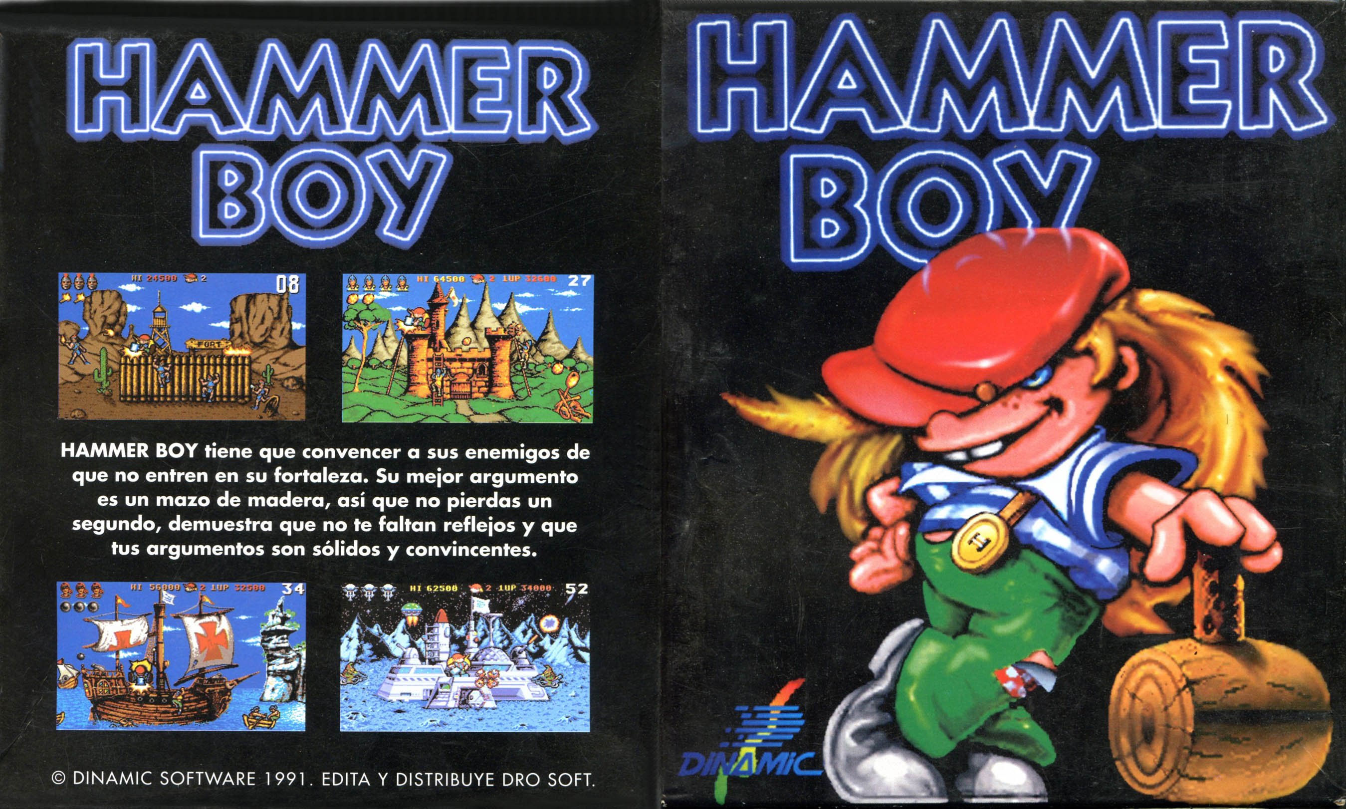 Caratula de Hammer Boy para Amstrad CPC
