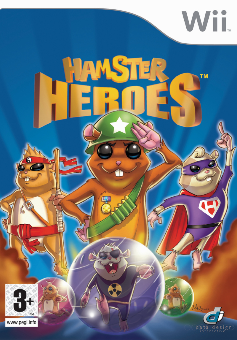 Caratula de Hamster Heroes para Wii
