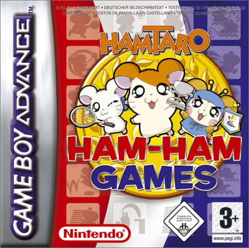Caratula de Hamtaro: Ham-Ham Games para Game Boy Advance