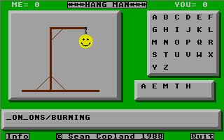 Pantallazo de Hang Man para Atari ST