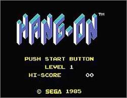 Pantallazo de Hang On & Astro Warrior para Sega Master System