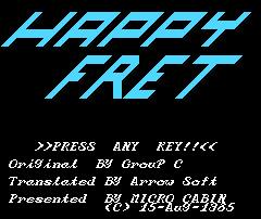 Pantallazo de Happy Fret para MSX