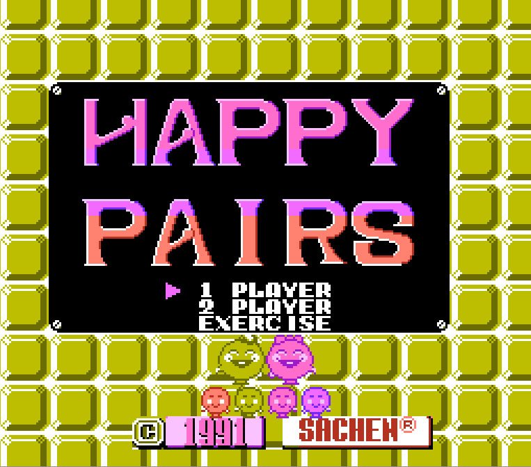 Pantallazo de Happy Pairs para Nintendo (NES)