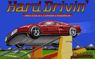 Pantallazo de Hard Drivin' para Atari ST