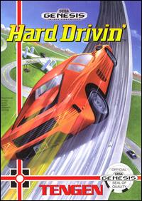 Caratula de Hard Drivin' para Sega Megadrive