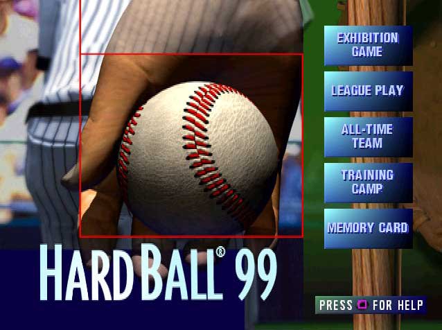 Pantallazo de HardBall 99 para PlayStation