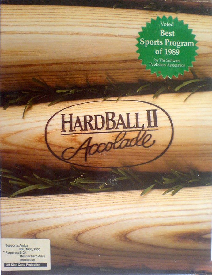 Caratula de HardBall II para Amiga