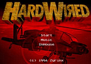 Pantallazo de HardWired para Sega Megadrive