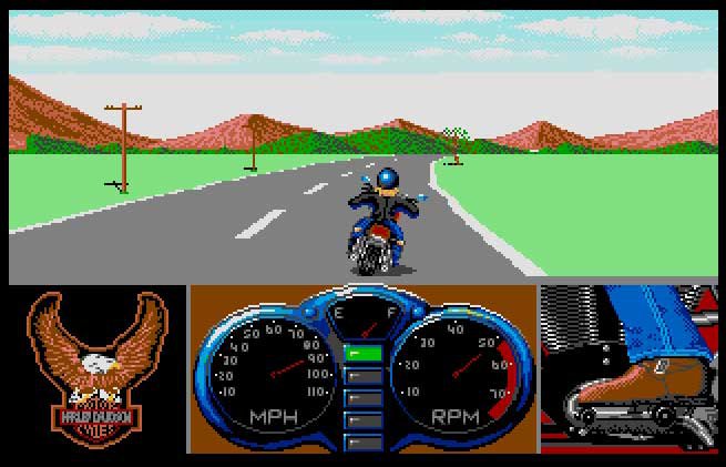 Pantallazo de Harley-Davidson: The Road to Sturgis para Atari ST